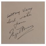 Sherlock Holmes Nigel Bruce  signed slip