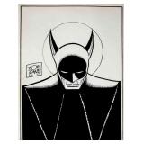 Batman Sketch signed bu Bob Kane
