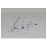 Bullit Steve McQueen signed slip