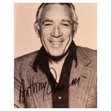 Lawrence of Arabia Anthony Quinn signed photo