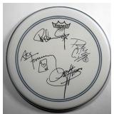 Kiss signed drum head