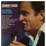 Johnny Cash The Singing Story Teller signed album