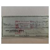 Three Faces Of Eve Joanne Woodward signed check
