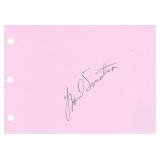 Frank Sinatra autograph