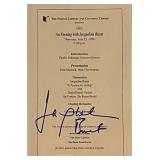 Bullit Jacqueline Bisset signed invitation