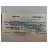 The Hateful Eight Bruce Dern signed check