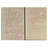 Country Singer Carlene Carter Signed Letter