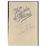 NY Dodgers Duke Snider Signed book page.