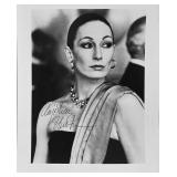 Anjelica Huston signed photo