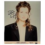 Singer Amy Grant Signed Photo