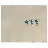 Smurfs original Sericel