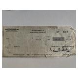 Barnaby Jones Quinn Martin signed check