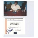 Heavyweight Boxer Larry Holmes signed certificate