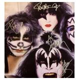 Kiss signed album insert poster