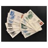 Lot of 10 Christmas FDC