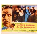 Marlon Brando signed "On The Waterfront" lobby...
