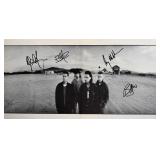 U2 signed Joshua Tree album insert