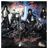 Motley Crue signed Girls, Girls, Girls album