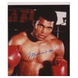 Muhammad Ali signed photo. GFA Authenticated