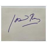 Comedian Joan Rivers original signature cut