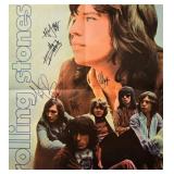 The Rolling Stones signed insert poster