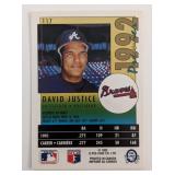 David Justice Braves Premier 