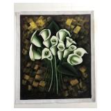 Peace Lillies original painting on canvas