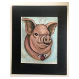 Fenway the Pigasus Original Hand Drawn Art -...