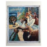 Ladies Taking Tea by the Sea Original original...