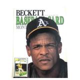Beckett Baseball Card Monthly December 1989...