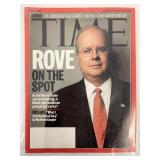 Time Magazine July 25 2005 Karl Rove Cover