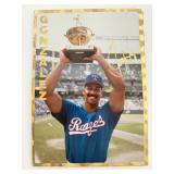 Juan Gonzalez Texas Rangers Facsimile Signed...