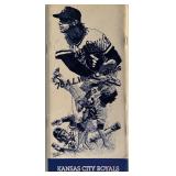 1977 Royals Media guide. 4x9 inches