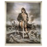 Royo Female Warrior poster