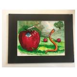 Squirmy the Wormy - All Heart Designs Original Art