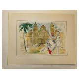 Piroska Kevesi Hand Signed Lithograph - Monte...