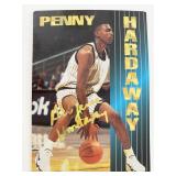 Penny Hardaway Facsimile Signed Basketball Card