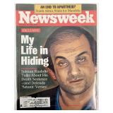 Salman Rushdie Newsweek Magazine Feb 12th 1990