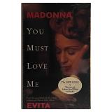 Evita Madonna You Must Love Me cassette single
