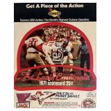 St Louis Cardinals 1971 scorecard. 8x11 inches