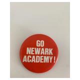 Go Newark Academy vintage pin