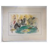 Piroska Kevesi Hand Signed Lithograph -...