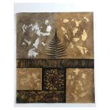 Textured Fern original painting on canvas...