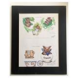 Fenway the Pigasus Original Hand Drawn Art - 1983