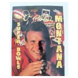 Joe Montana Super Bowls Facsimile Signed...