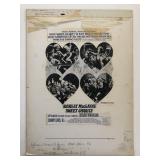 Sweet Charity Original Advertising Paste Up for...