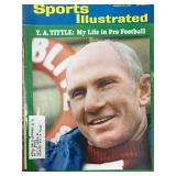 Sports Illustrated Magazine 1965 Y. A. Tittle...
