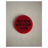 Red Run Rod & Gun club plastic disc