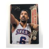 Julius Erving Hall of Fame Basketball Card 25th...