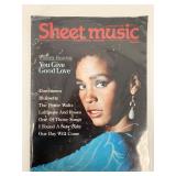 Sheet Music Magazine January 1987 Whitney...